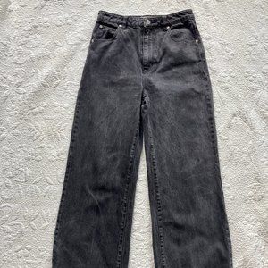 ROLLA'S | Old Mate Charcoal Stone Wide Leg Jean | 27
